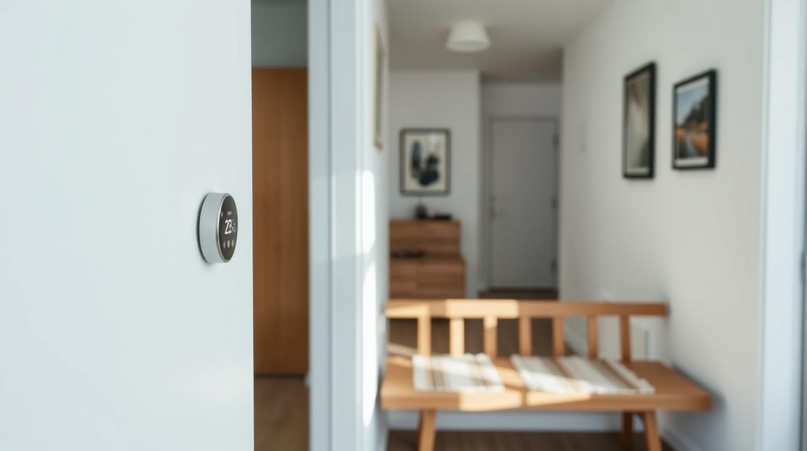 Slimme thermostaat in een verhuurwoning bespaart energie